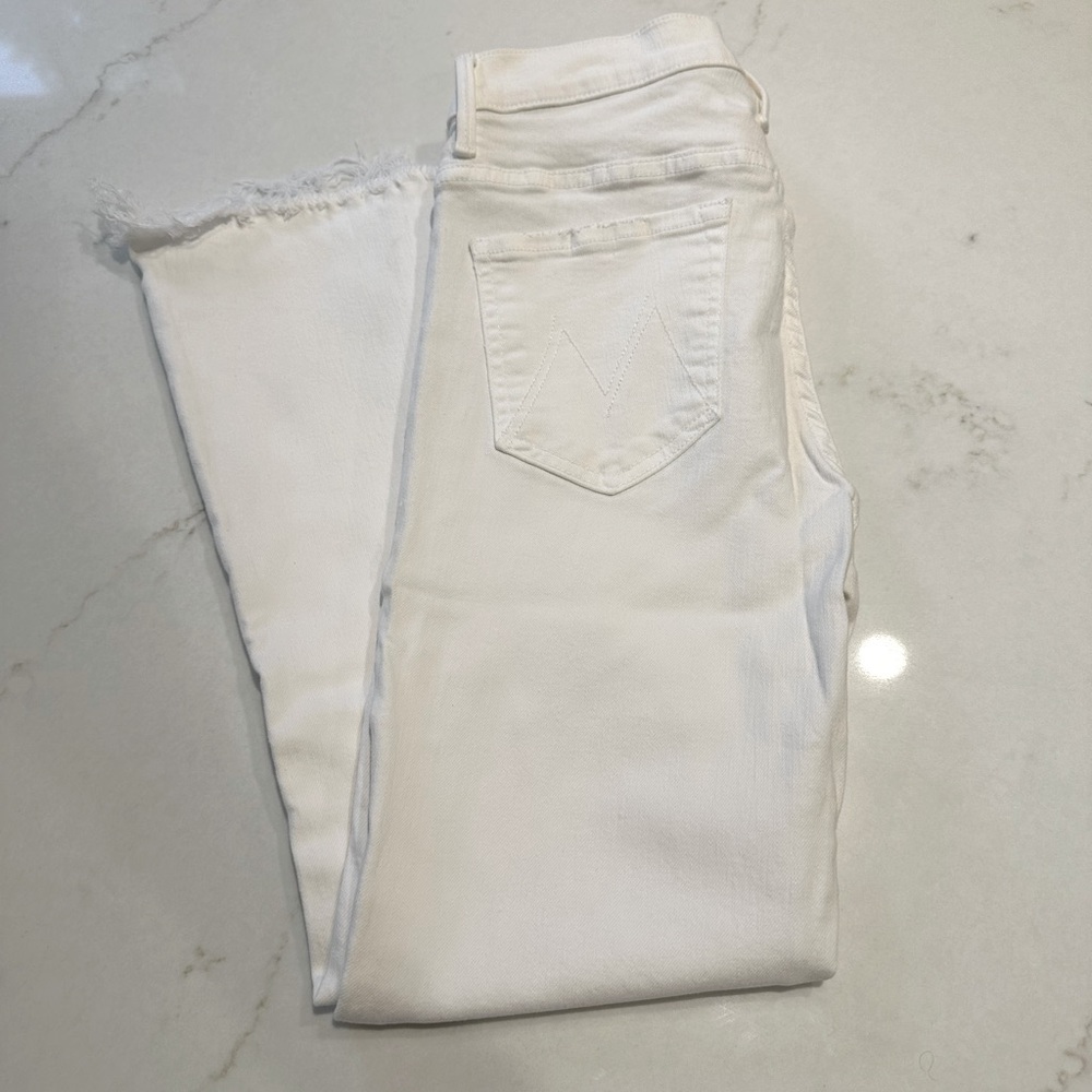 Mother White Denim